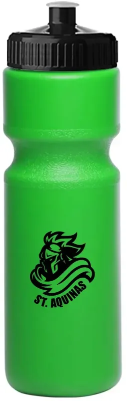 Custom Push Cap Water Bottles - 28 oz. (1 Color) — view 4