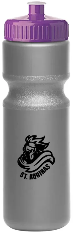 Custom Push Cap Water Bottles - 28 oz. (1 Color) — view 5