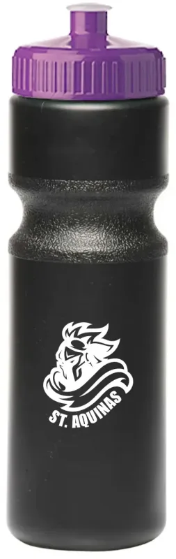 Custom Push Cap Water Bottles - 28 oz. (1 Color) — view 6
