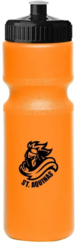 Custom Push Cap Water Bottles - 28 oz. (1 Color) — view 7