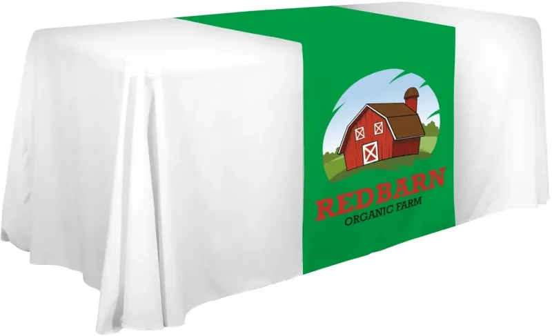 28" Standard Table Runner (Full-Color Front Only) — view 13