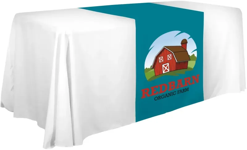 28" Standard Table Runner (Full-Color Front Only) — view 5