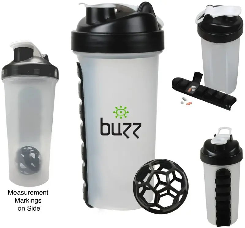 Branded Fitness Shaker Bottle - 28oz