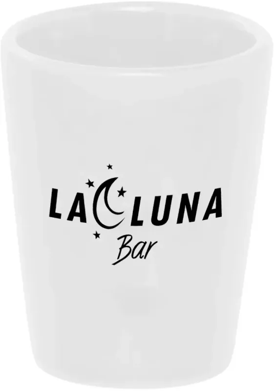 Personalized Ceramic Shot Glass - 2oz — view 3