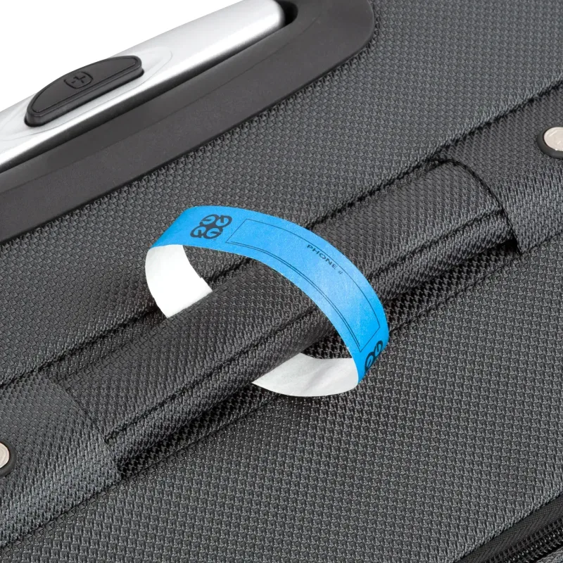 Custom Logo DuPont™ Tyvek® Luggage Tags (3/4") — view 10