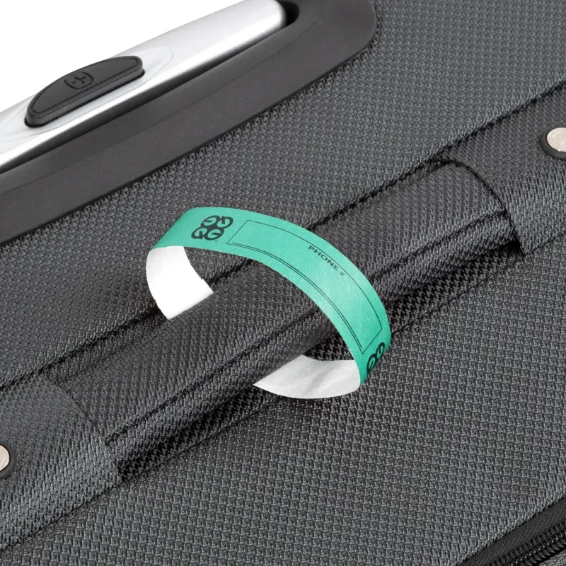 Custom Logo DuPont™ Tyvek® Luggage Tags (3/4") — view 11