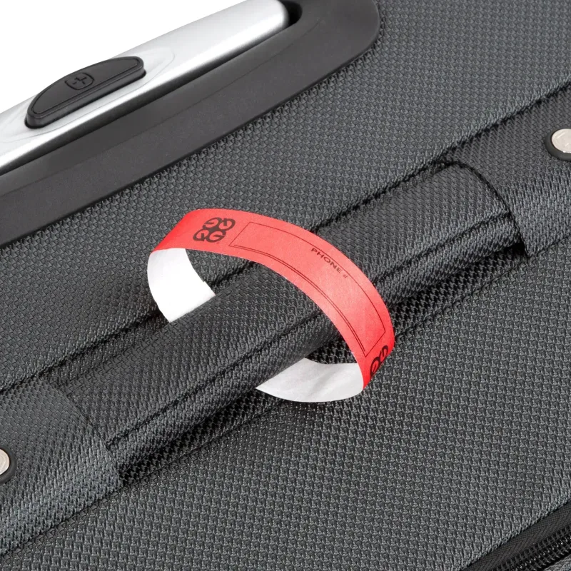 Custom Logo DuPont™ Tyvek® Luggage Tags (3/4") — view 12
