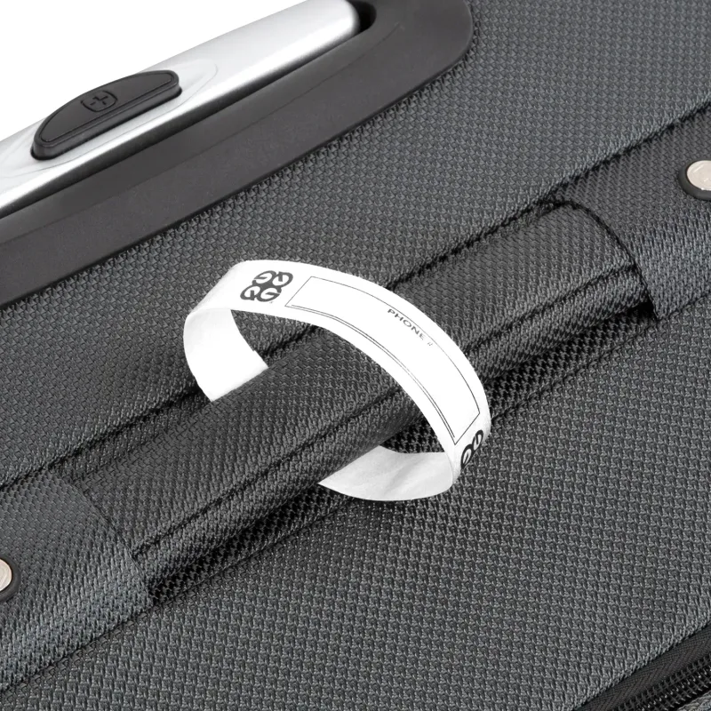 Custom Logo DuPont™ Tyvek® Luggage Tags (3/4") — view 13