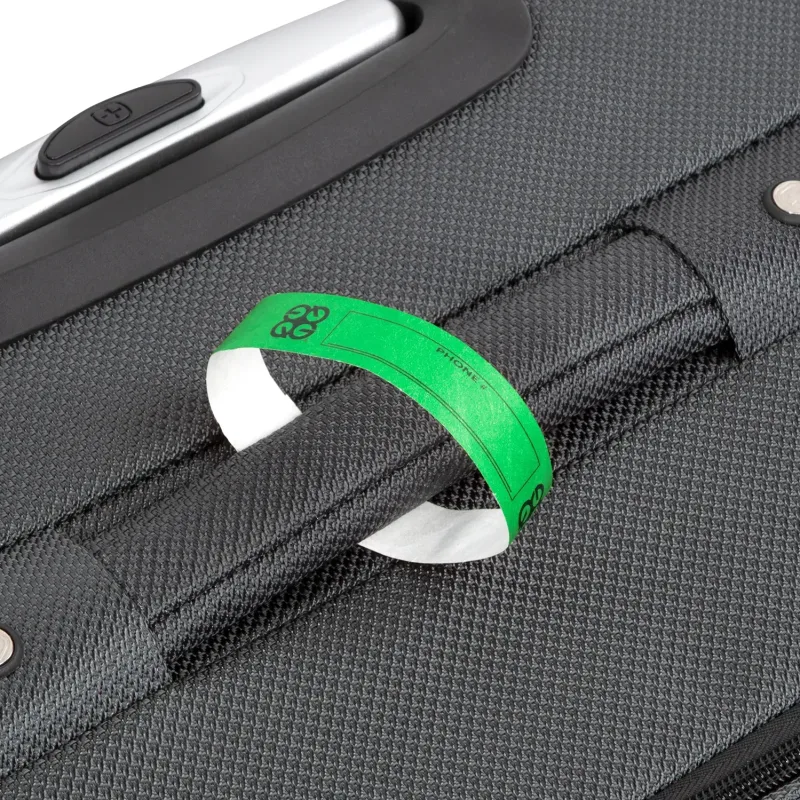 Custom Logo DuPont™ Tyvek® Luggage Tags (3/4") — view 14
