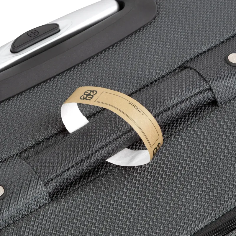 Custom Logo DuPont™ Tyvek® Luggage Tags (3/4") — view 5