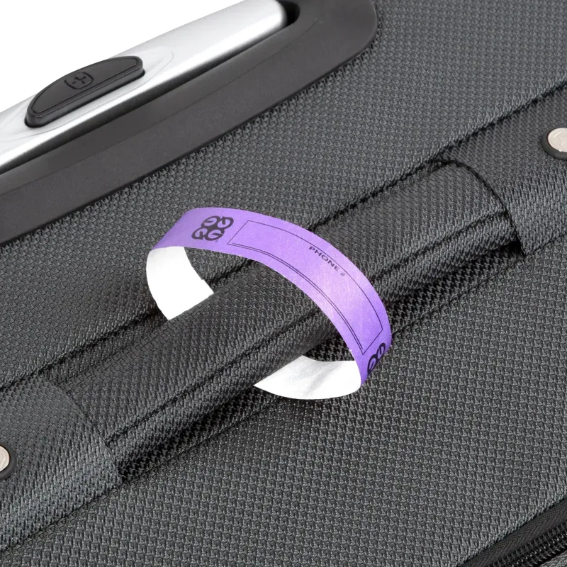 Custom Logo DuPont™ Tyvek® Luggage Tags (3/4") — view 8