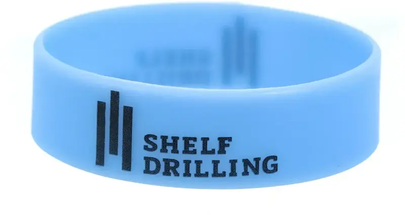 Glow-In-The-Dark Silicone Wristband (3/4")