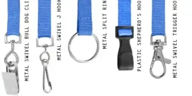 3/4" Reflective Silk Screen Lanyard — view 2