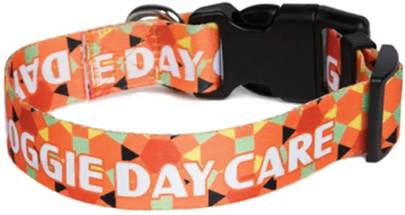 Custom Sublimated Dog Collar - 3/4" x 14" — view 2