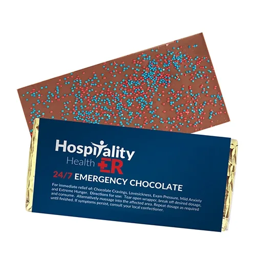 3.5 oz Foil-Wrapped Belgian Chocolate Bar — view 13