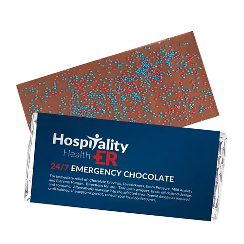 3.5 oz Foil-Wrapped Belgian Chocolate Bar — view 14