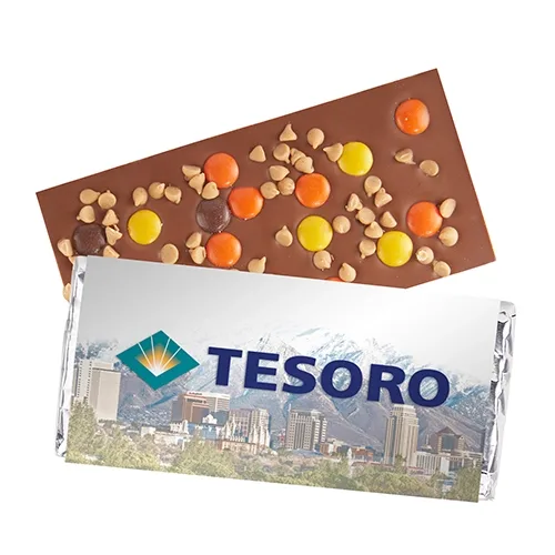 3.5 oz Foil-Wrapped Belgian Chocolate Bar — view 24