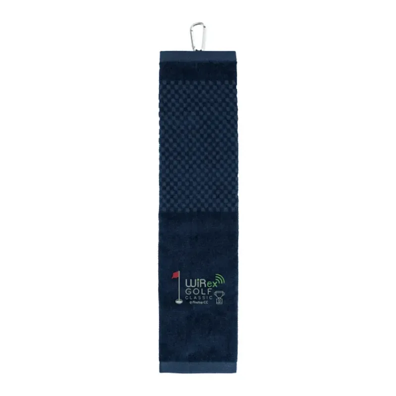 Custom Embroidered Scrubber Golf Towel - 3.5lb./doz. 5.25x22in — view 7