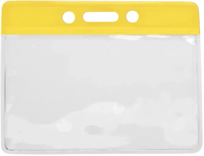 Custom ColorBar Badge Holder - Horizontal Vinyl — view 2
