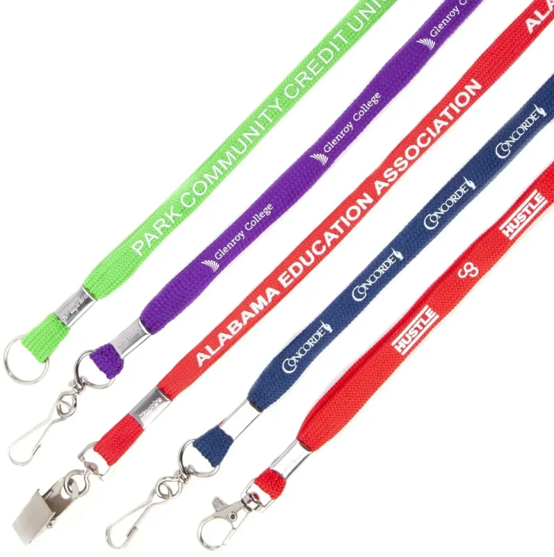Personalized Tube Polyester Lanyards — view 2
