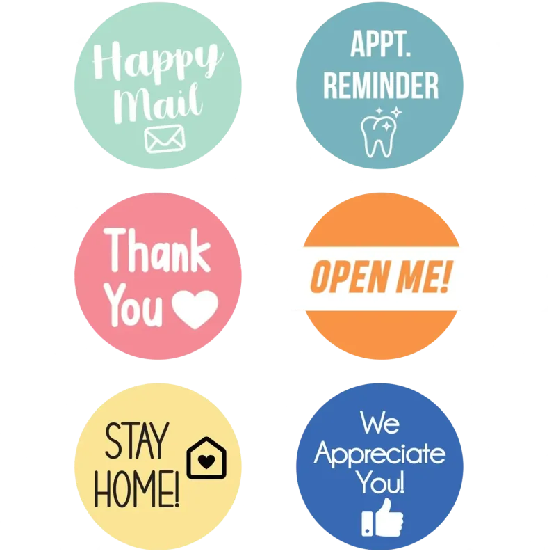 Branded Circle Labels — view 2