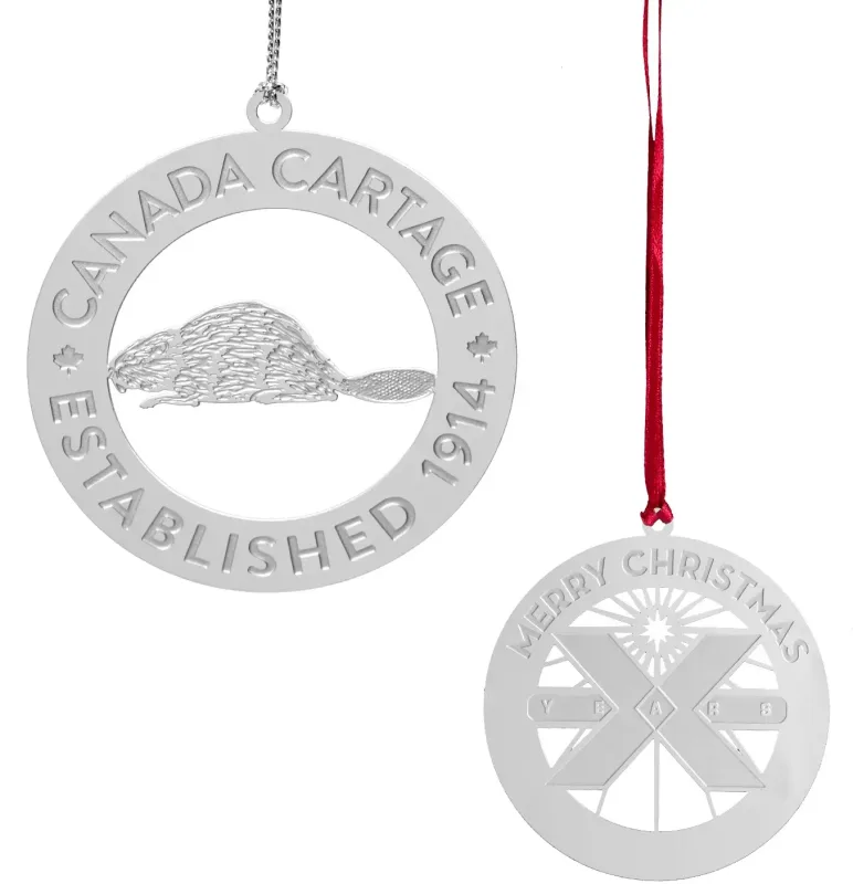 Custom-Branded Etched Ornaments — view 2
