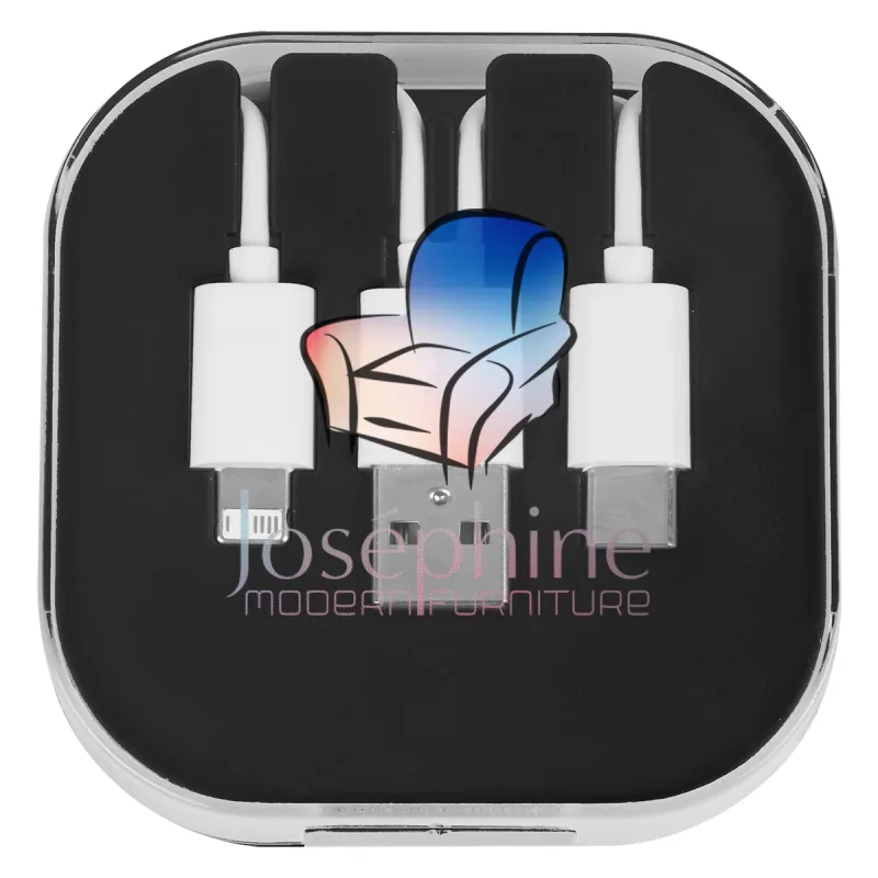 3-In-1 Charge Cable With Phone Stand — view 2