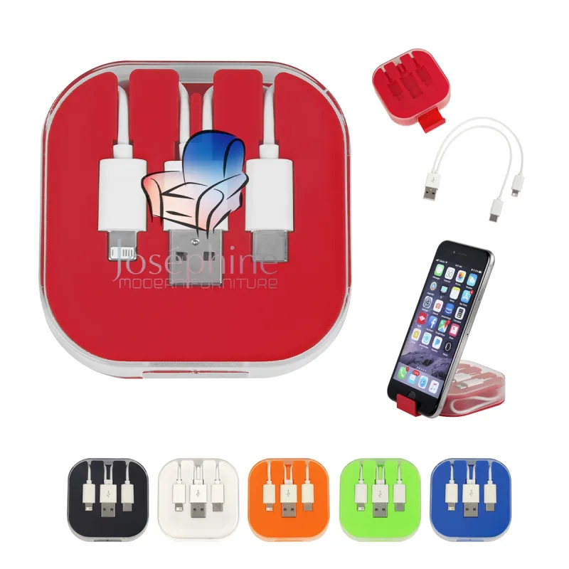 3-In-1 Charge Cable With Phone Stand — view 9