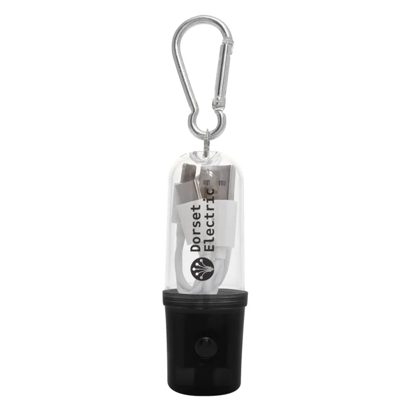 3-In-1 Charging Cable With Flashlight Case — view 3