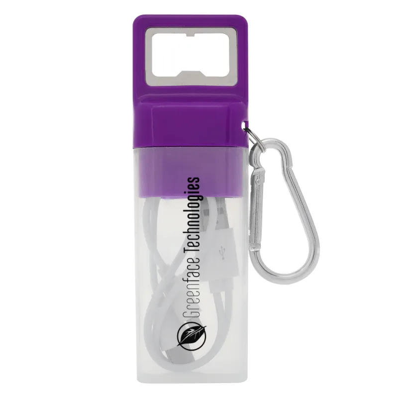 3-In-1 Ensemble Charging Cable Set With Bottle Opener — view 3