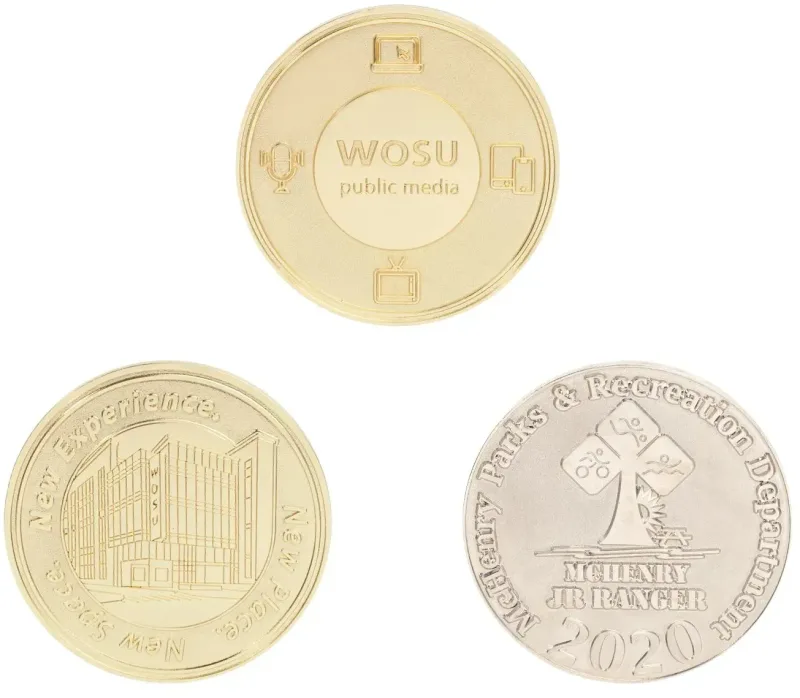 Custom Zinc Challenge Coins - 3" — view 7