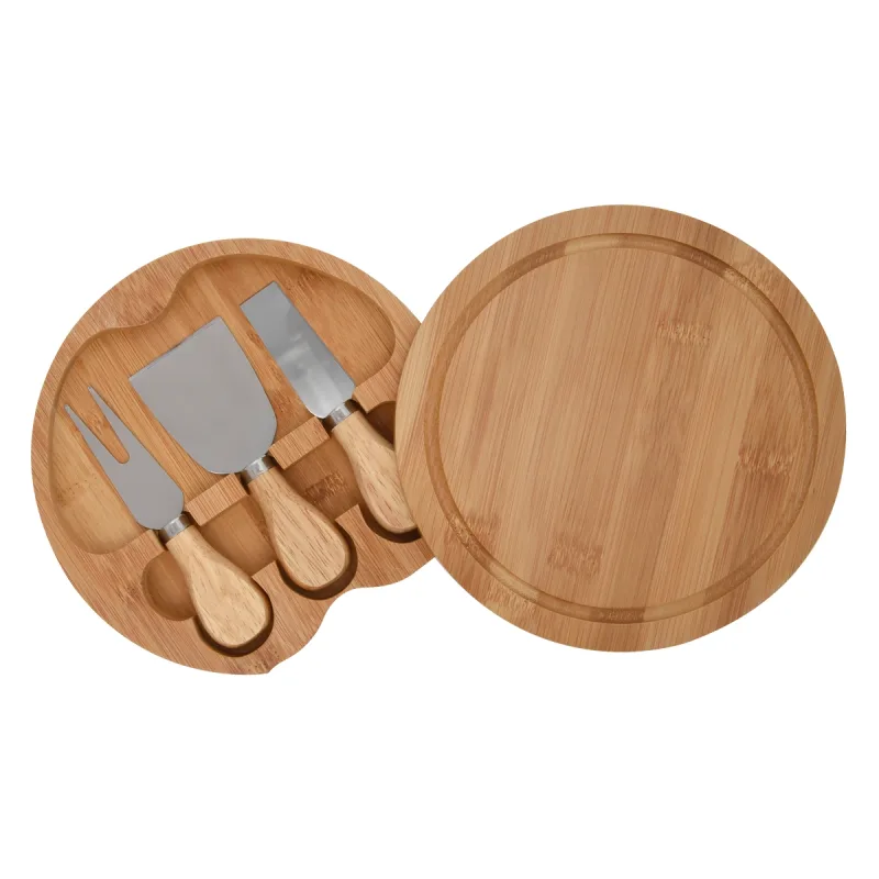 3-Piece Bamboo Cheese Server Kit — view 3