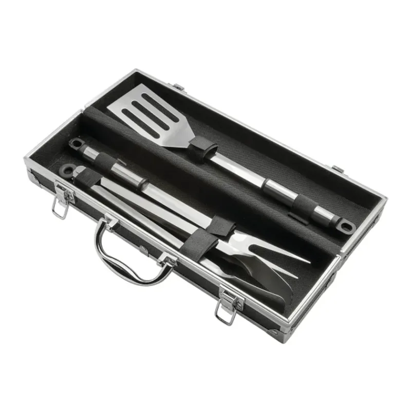 Custom BBQ Set in Aluminum Case (3 Piece) — view 3