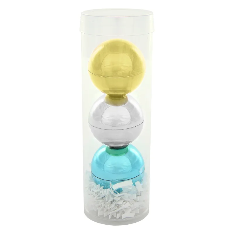 3-Piece Metallic Lip Moisturizer Ball Tube Gift Set — view 2