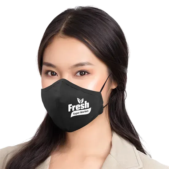 Custom 3-Ply Cotton Face Mask with Filter