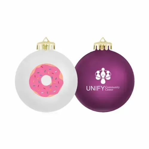 Satin Finish Round Shatterproof Ornament (3¼")