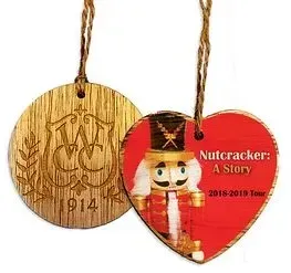 Custom Wood Ornament (3")