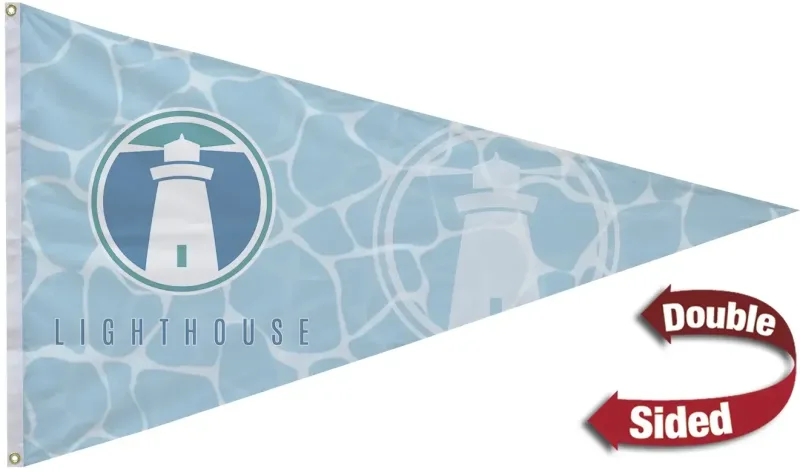 3' x 5' Polyester Pennant Flag Double-Sided — view 2