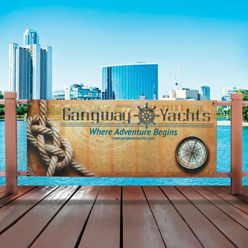 3' x 8' 9 oz. Mesh Vinyl Banner Single-Sided — view 3