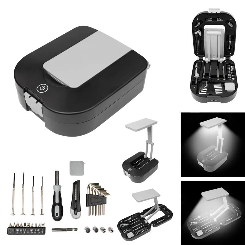 - 30-Piece Tool Kit With Light — view 2