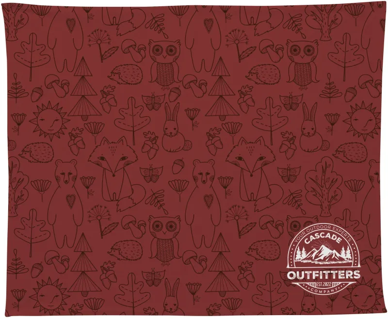 30" x 40" Fleece Blanket Dye Sub — view 3