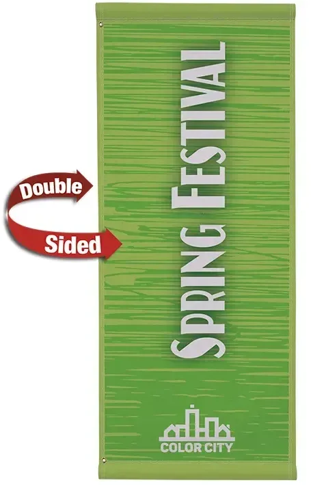 30" x 72" Fabric Boulevard Banner Double-Sided — view 2