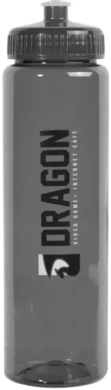 Custom Logo 32 oz. Color Gloss Water Bottles — view 2