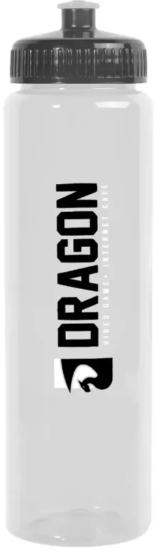 Custom Logo 32 oz. Color Gloss Water Bottles — view 3