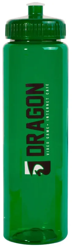 Custom Logo 32 oz. Color Gloss Water Bottles — view 4