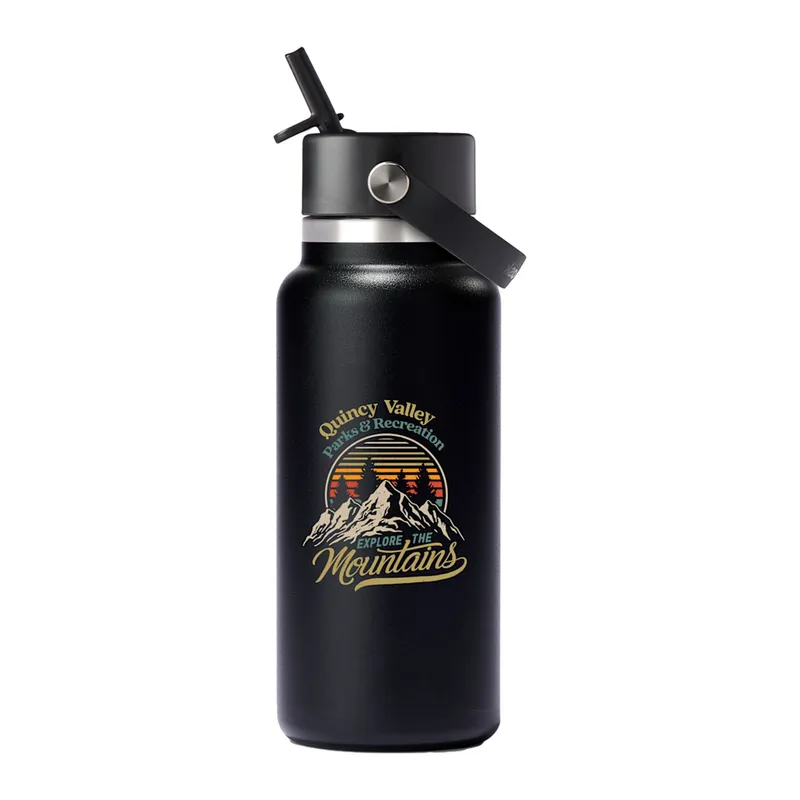 32 oz. Hydro Flask® Wide Mouth With Flex Straw Cap