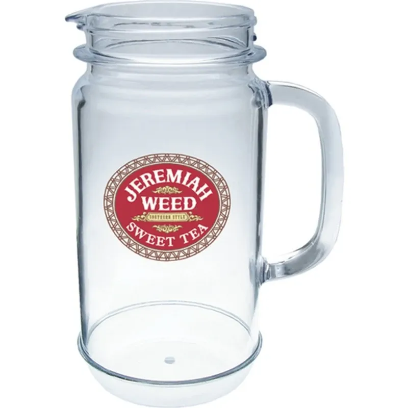 Logo Mason Jar Pitcher - 32 Oz.