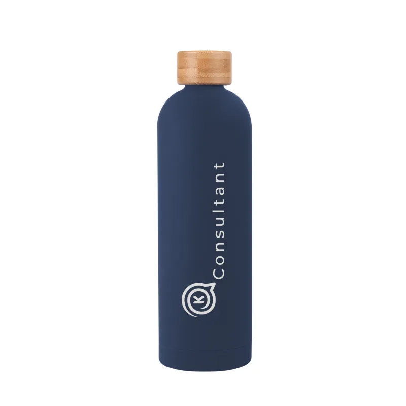 32 oz. Stainless Steel Bottle w/ Bamboo Lid for Hot/Cold Drinks — view 5