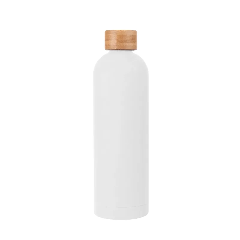 32 oz. Stainless Steel Bottle w/ Bamboo Lid for Hot/Cold Drinks — view 7