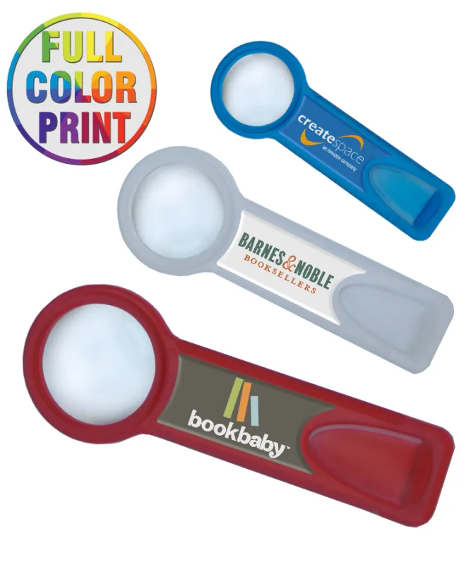 3x Magnifier Bookmark with Ruler  — view 2